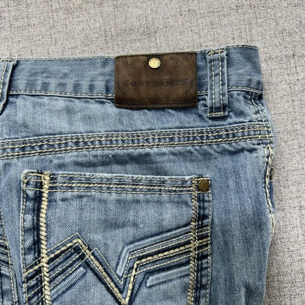 Cody James Jeans Men's 30x32 Straight Leg Western Distressed
